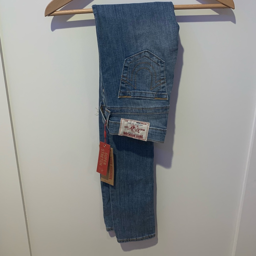 True Religion Skinny Stretch Lightwash Jeans